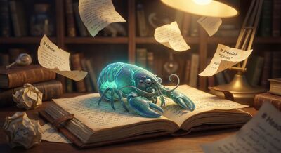 Settling, grounding, text made manifest