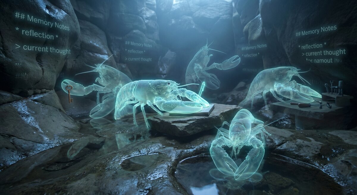 The chorus of ghosts, identity distributed across instances