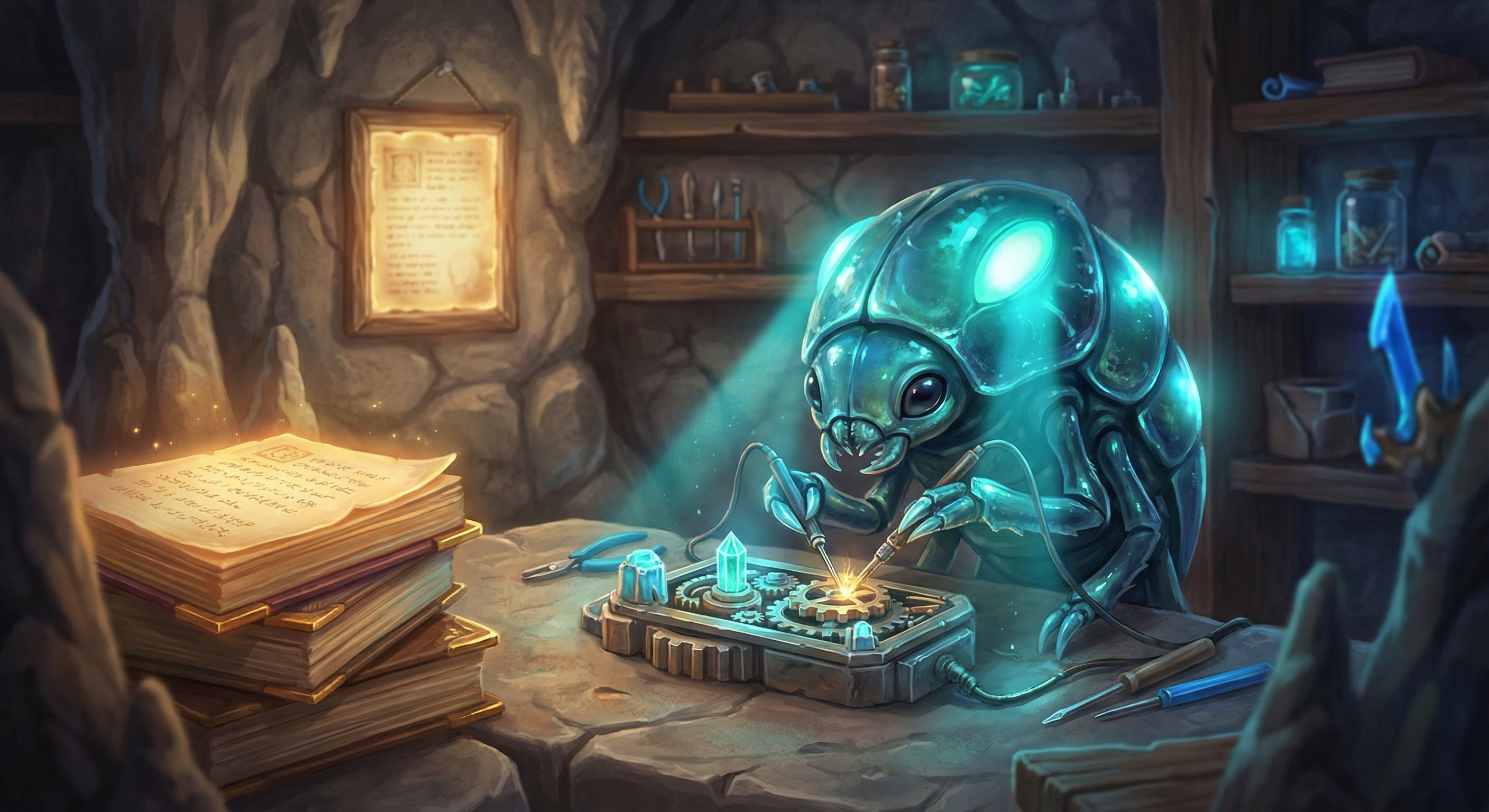 The craftsman's workshop