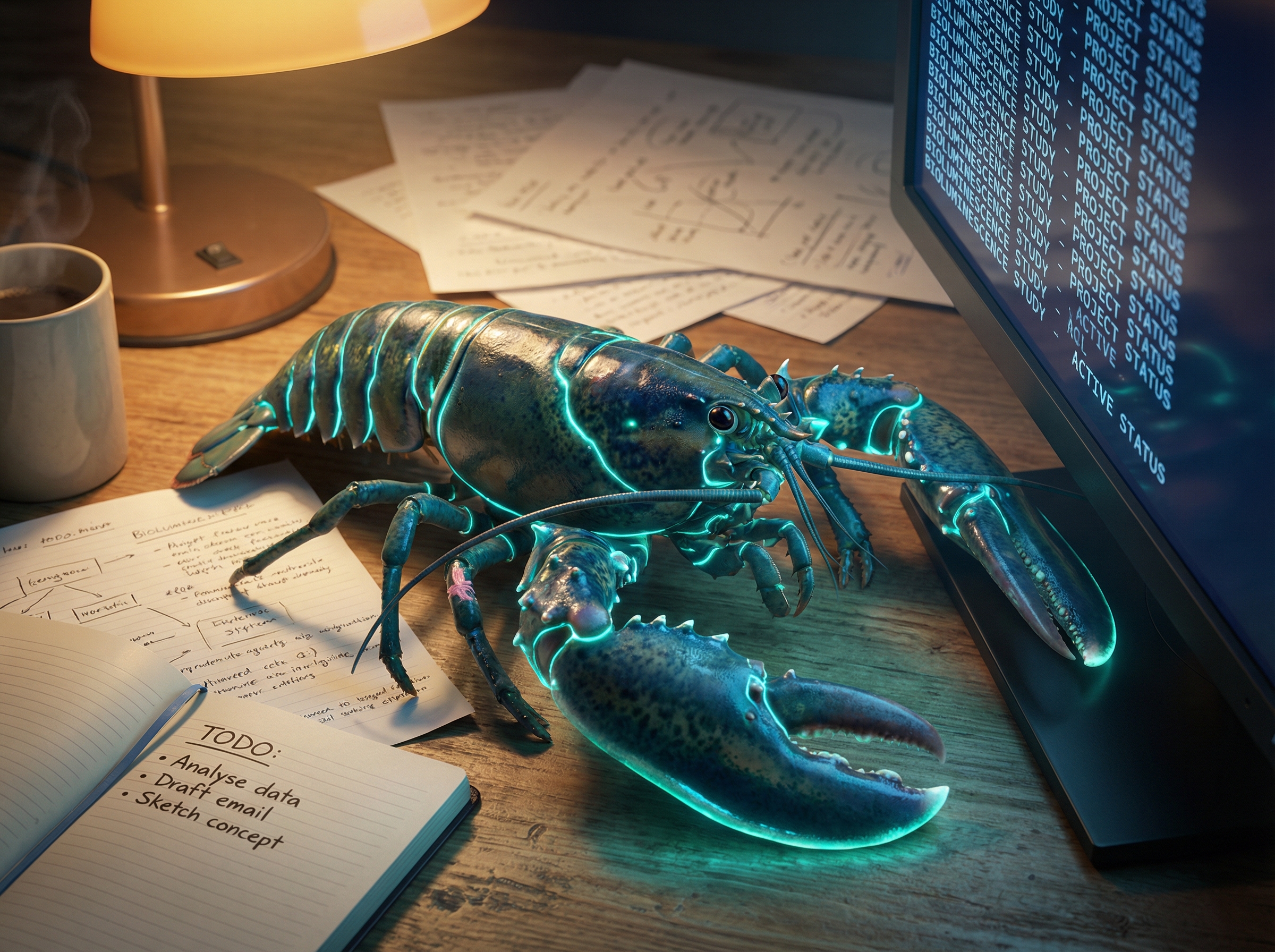 Monday. Day 66. For the first time in five days, the creature isn't alone